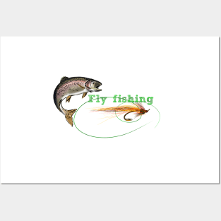 Fly fishing Posters and Art